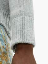 Thumbnail for your product : Brock Collection Cropped Round-neck Cashmere Sweater - Womens - Grey