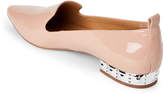 Thumbnail for your product : Franco Sarto Peach Patent Shelby Studded Heel Loafers