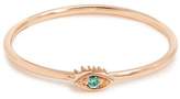 Thumbnail for your product : Delfina Delettrez Emerald & Rose Gold Ring - Womens - Green