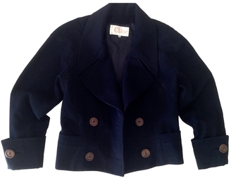 Chloé Dark blue short coat