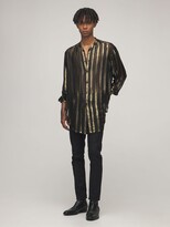 Thumbnail for your product : Saint Laurent Oversize Viscose & Silk Devore Shirt