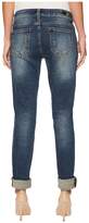 Thumbnail for your product : KUT from the Kloth Catherine Boyfriend Wide Cuff Jeans in Impressed/Dark Stone Base Wash Women's Jeans