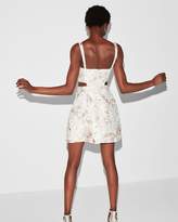 Thumbnail for your product : Express Jacquard Cut-Out Mini Dress