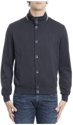 Herno Blue Wool Jacket