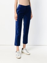 Thumbnail for your product : Pinko Velvet Cropped Trousers