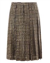 Thumbnail for your product : Jaeger Silk Dogtooth Skirt