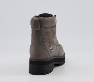 6 inch stack boots light brown nubuck