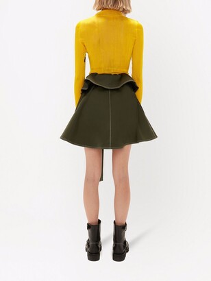 J.W.Anderson Foldover-Waist Mini Skirt