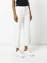 Thumbnail for your product : Alexander Wang T By pinstripe trousers