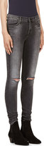 Thumbnail for your product : J Brand Grey Distressed Super Skinny Jeans