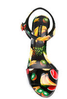 Thumbnail for your product : Dolce & Gabbana fruit print sandals