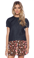 Thumbnail for your product : RED Valentino Denim Top