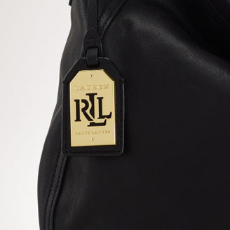 Ralph Lauren Grommet Leather Tote