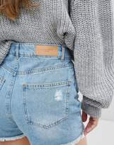 Thumbnail for your product : Vero Moda Distressed Denim Shorts