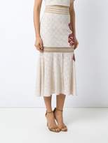 Thumbnail for your product : Patbo embroidered eyelet midi skirt