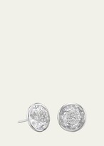 Thumbnail for your product : Bhansali 18k White Gold 10mm Round Stud Earrings w/ Diamonds