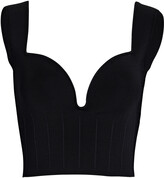 Electra Sculpted Bustier Cropped Top 
