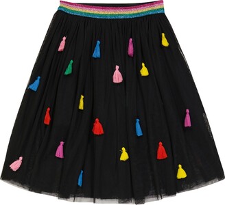 Stella McCartney Kids Embroidered tulle skirt