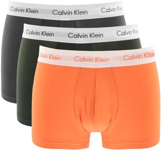 Calvin Klein Underwear 3 Pack Boxer Trunks Green