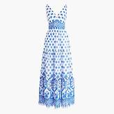 Thumbnail for your product : J.Crew V-neck maxi dress in block print