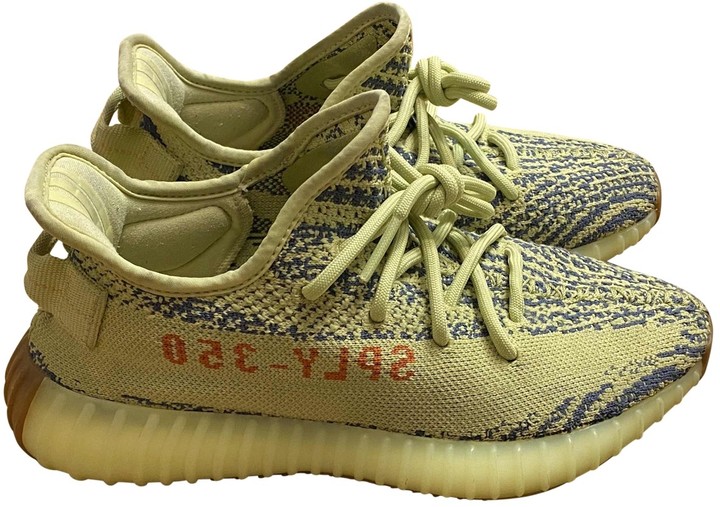 yellow adidas trainers