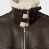 Thumbnail for your product : Paul Smith Men's Brown Shearling And Lamb Leather Jacket