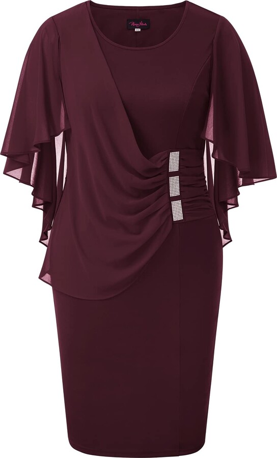 Tuta Donna Plus Size 3 Pezzi In Chiffon - Con Giacca, Gilet E Pantaloni, Elegante Per Ufficio E Tempo Libero