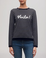 Thumbnail for your product : Whistles Sweater - Voilà Stripe Knit