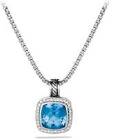Thumbnail for your product : David Yurman Albion Pendant with Blue Topaz and Diamonds