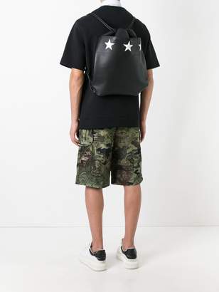 Givenchy star print drawstring backpack