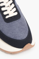 Thumbnail for your product : Good News Kook two-tone canvas sneakers