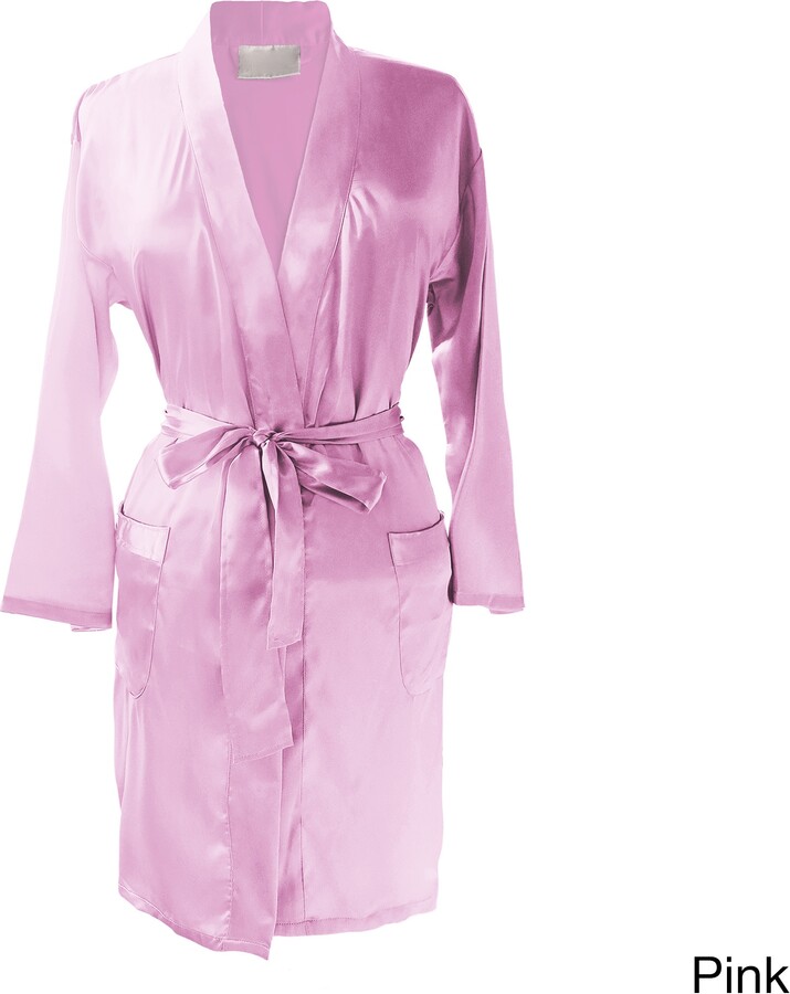Luxor Linens LLC Layla Luxury Satin Kimono Robe ShopStyle