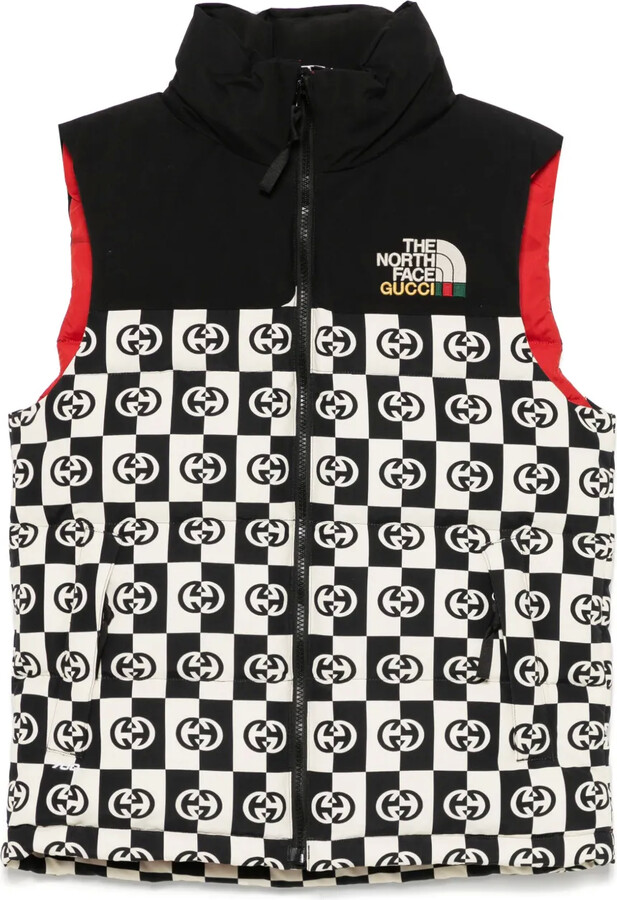 Gucci Pre-Owned 2020s x The North Face Interlocking-G gilet