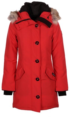 canada goose coat womens red