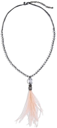 Chico's Donna Feather Necklace