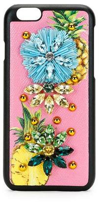 Dolce & Gabbana Fruit Crystal iPhone 6/6s Case, Pink/Multi