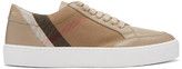 Thumbnail for your product : Burberry Taupe Salmond Sneakers