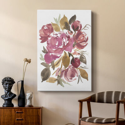 One Allium Way Spring Fling Bouquet III -Custom Wrapped Gallery Cavas