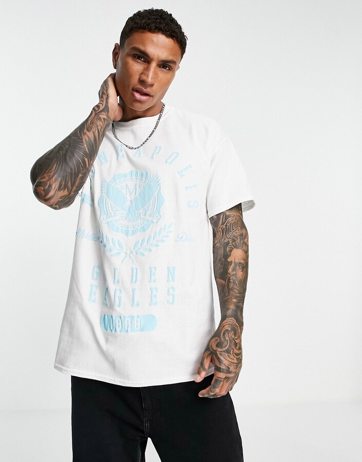 topman white oversized t shirt