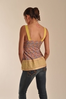 Thumbnail for your product : Plenty by Tracy Reese Border Cami Top in Circle Foulard