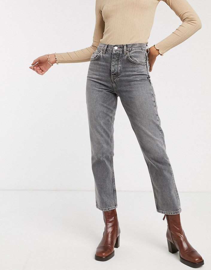 topshop grey jeans
