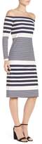 Thumbnail for your product : Eliza J Off the Shoulder Midi Dress