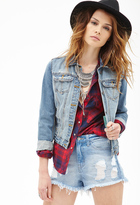 Thumbnail for your product : Forever 21 Distressed Denim Cutoffs