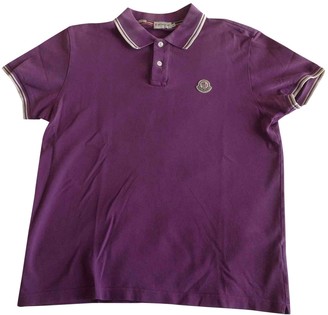 purple moncler polo