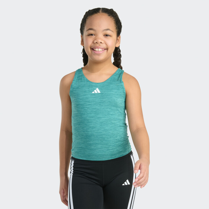 Sleeveless Mélange Training Tank