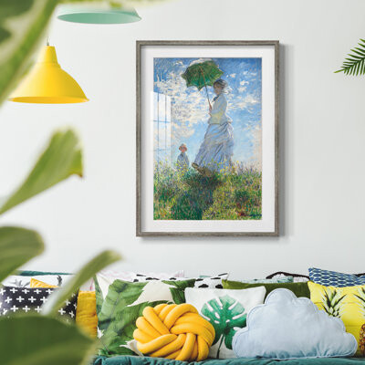 Red Barrel Studio Vintage Landscape XLIII -Framed Print