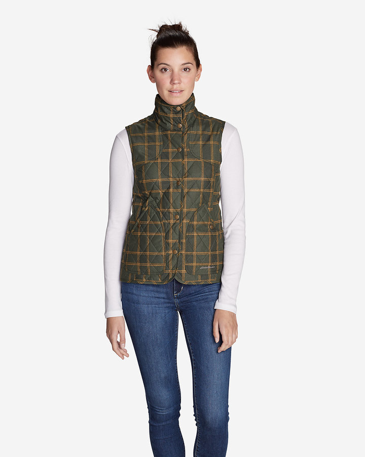 Eddie Bauer Women's YearRound Field Vest Plaid ShopStyle Petite