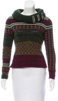 Thumbnail for your product : Oscar de la Renta Intarsia Knit Cashmere Sweater