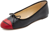 Thumbnail for your product : Charlotte Olympia Kiss Me Darcy Flats