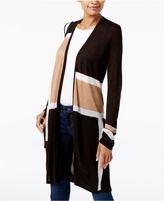 Thumbnail for your product : INC International Concepts Colorblocked Duster Cardigan, Created for Macy's